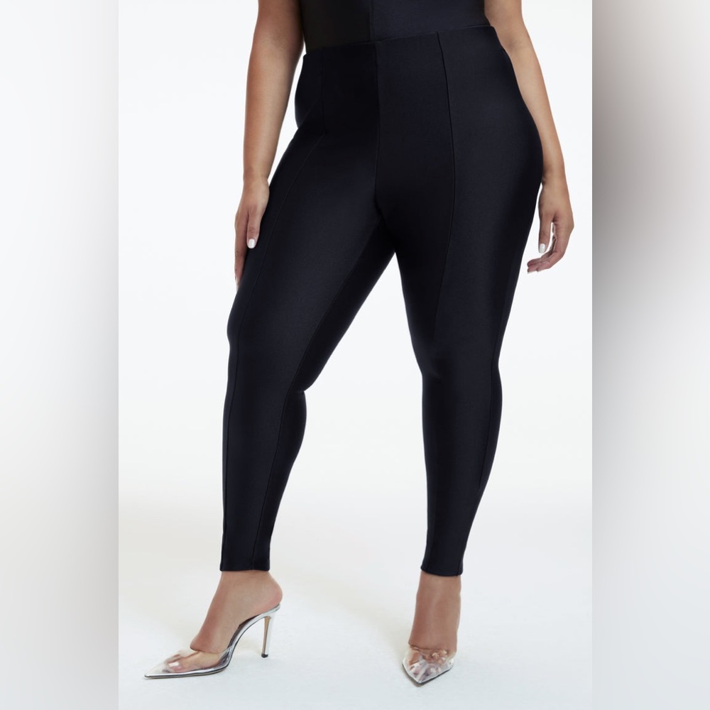 SHINE COMPRESSION SKINNY LEGGINGS - GA size 4 (XL)